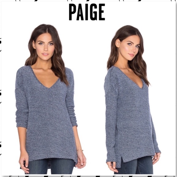 PAIGE Sweaters - PAIGE Martine Sweater in Dark Ink Blue S